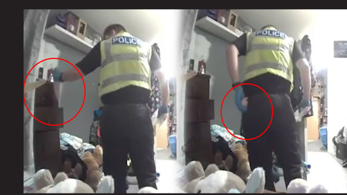 INGILTERE'DE BIR POLIS, ARAMA YAPTIĞI EVDEN İÇ ÇAMAŞIRI ÇALDI