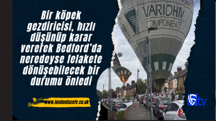 Bir köpek gezdiricisi, hızlı düşünüp karar vererek Bedford’da