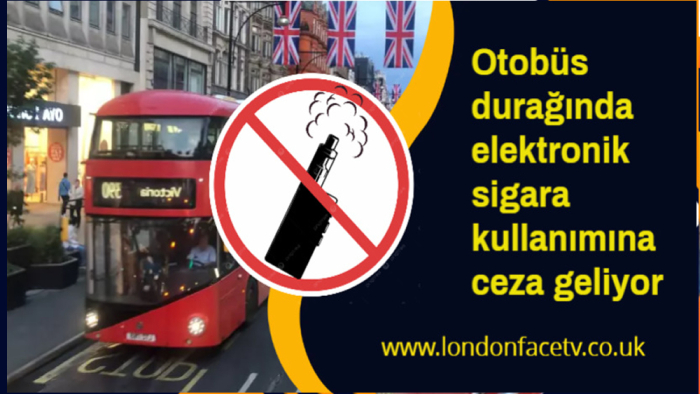 Otobüs durağında elektronik sigara kullanımına ceza geliyor