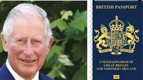 Yeni İngiliz pasaportları Kral Charles armalı olacak