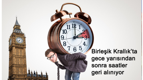 Birleşik Krallık’ta gece yarısından sonra saatler geri alınıyor