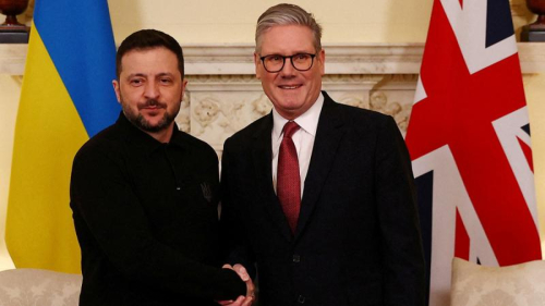 Trump-Putin görüşmesi öncesi Starmer ile Zelenskiy Londra'da bir araya geldi